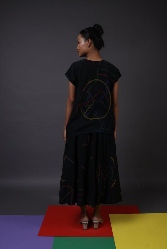 Chanderi TRK Skirt - CiceroniSkirtsHouse of Amoda