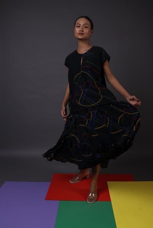 Chanderi TRK Skirt - CiceroniSkirtsHouse of Amoda
