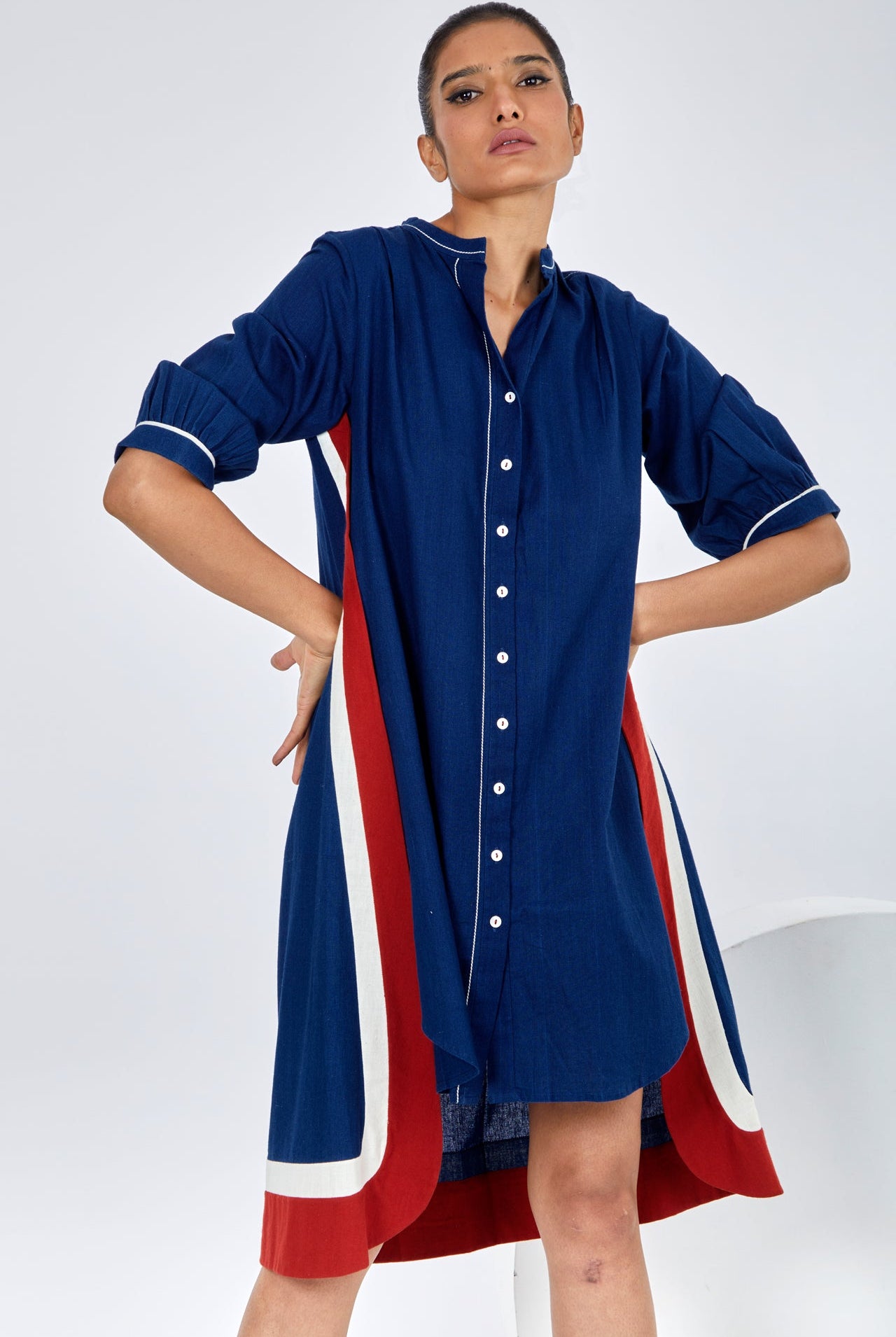 Chiqa - The Goodlookin' Shirter Dress - CiceroniDressesMadder Much