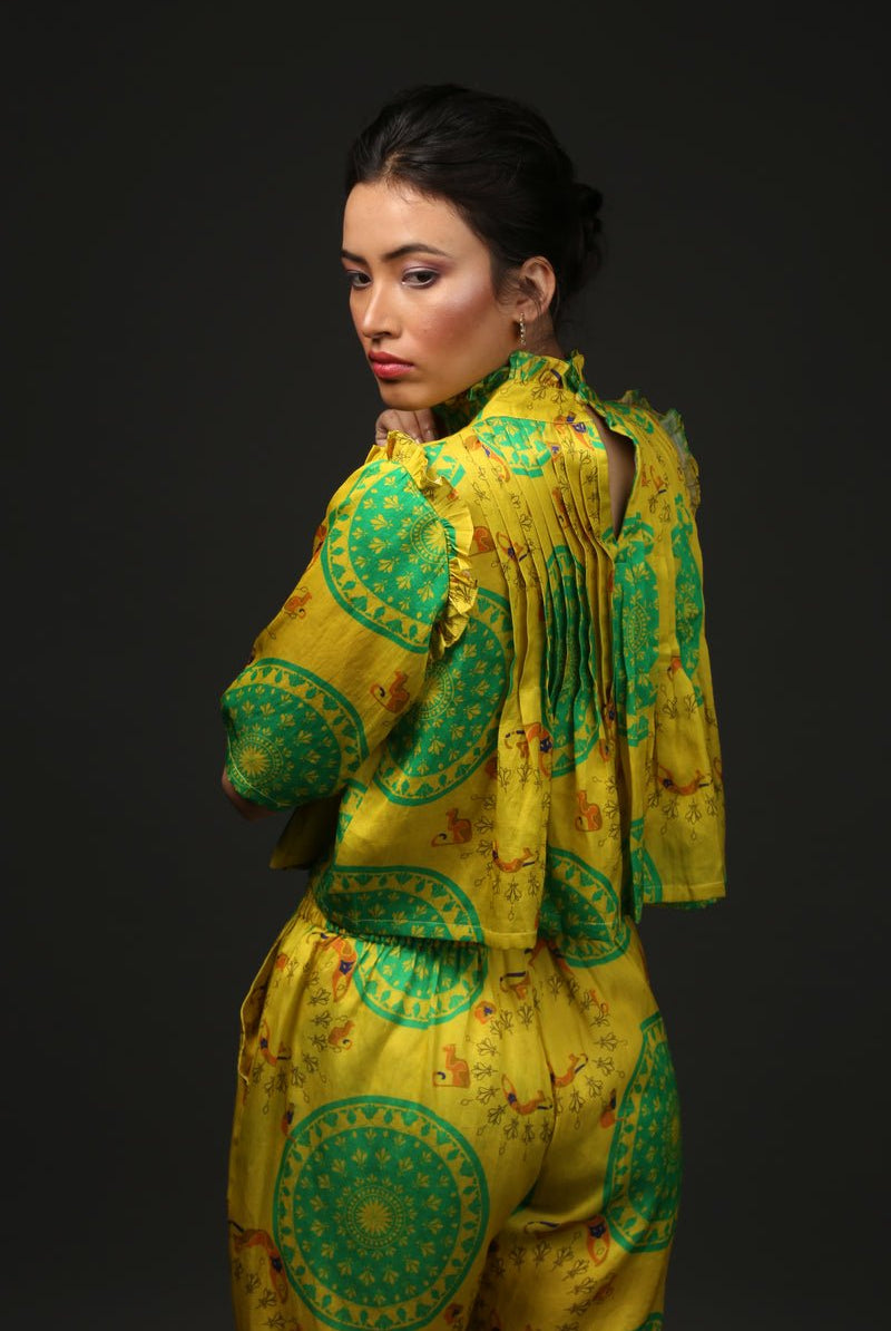 City Cat Pleated Co-ord - CiceroniCo-ord SetEkastories