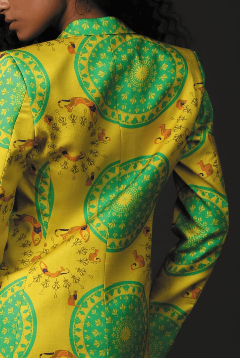 City Cat Print Jacket - CiceroniJacketsEkastories