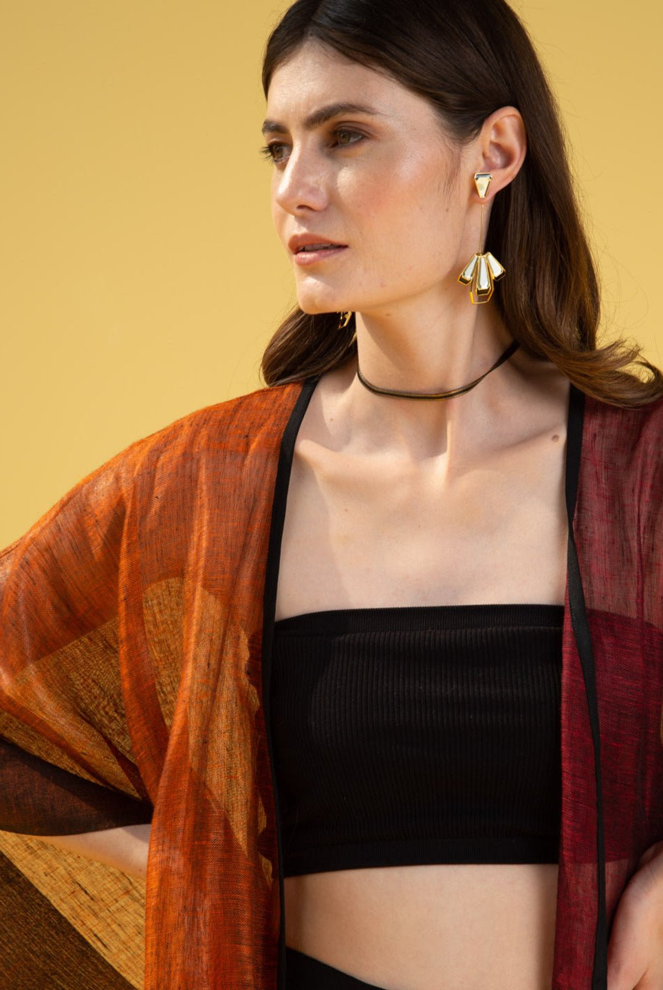 Colour Blocked Kaftan - CiceroniKaftanPriyanca Khanna