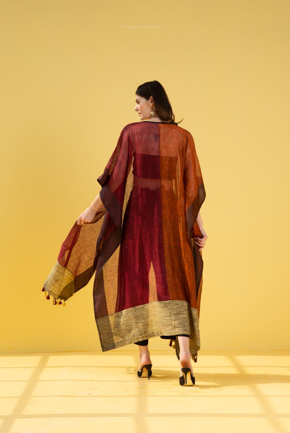 Colour Blocked Kaftan - CiceroniKaftanPriyanca Khanna