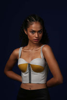 Contrast Glow Fabric Bralette - CiceroniBraletteEkastories