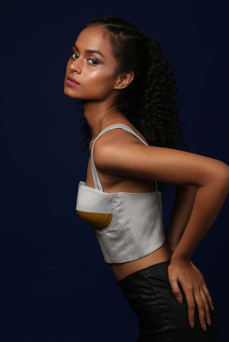 Contrast Glow Fabric Bralette - CiceroniBraletteEkastories