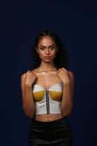 Contrast Glow Fabric Bralette - CiceroniBraletteEkastories