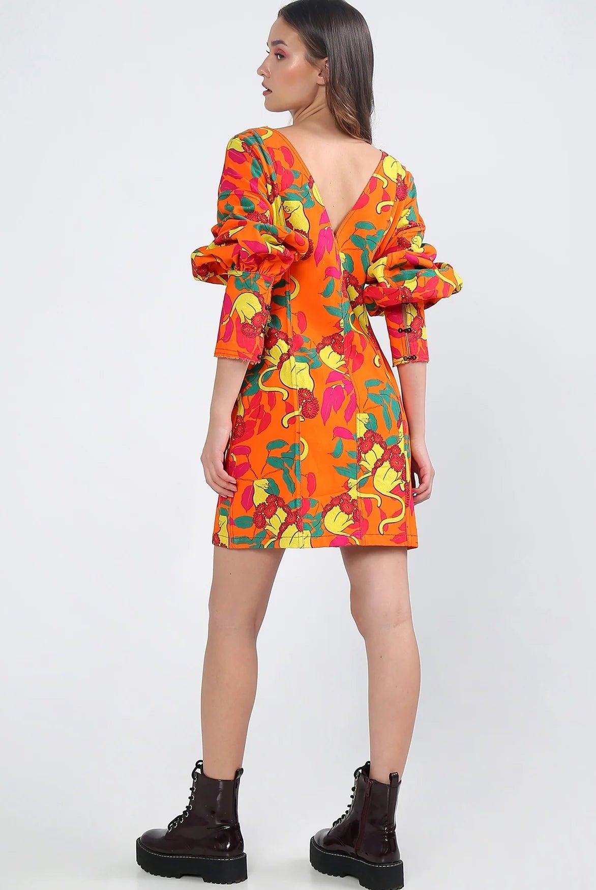 Coral Cat Dress - CiceroniDressesEkastories