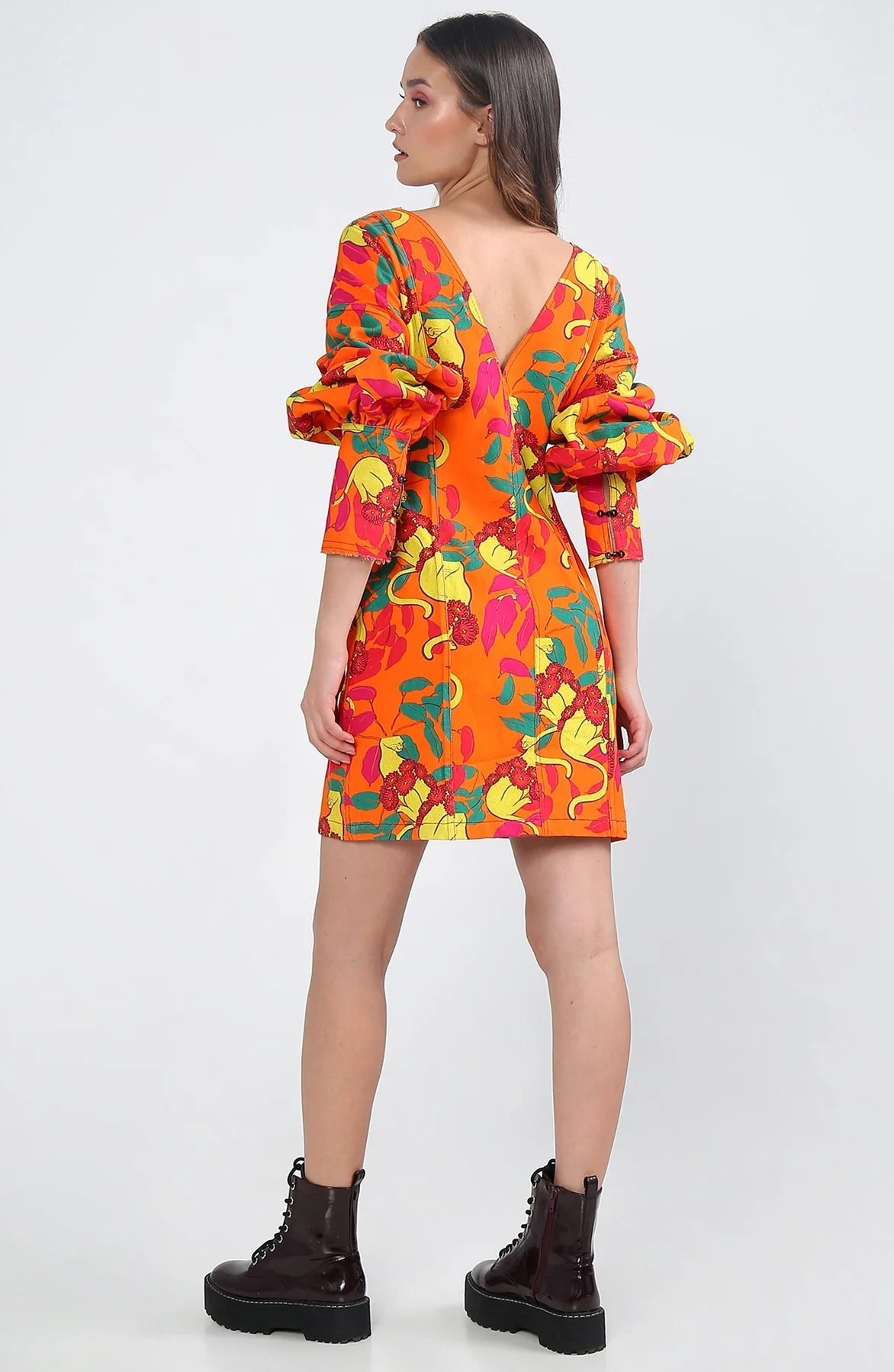 Coral Cat Dress - CiceroniDressesEkastories