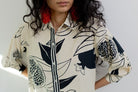 Cream Pomegranate Print Tunic and Pants Co-Ord - CiceroniCo-ord SetSilai Studio