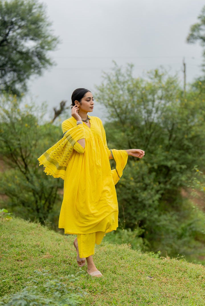 Daffodil Kurta Set - CiceroniKurta SetMaidaan