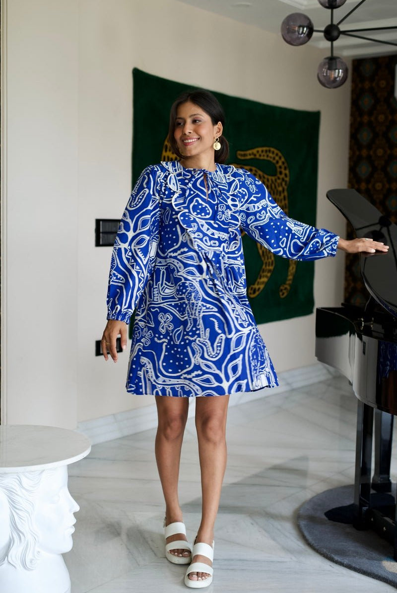 Daisy Dress in Tamarama Print - CiceroniDressesHappi Space