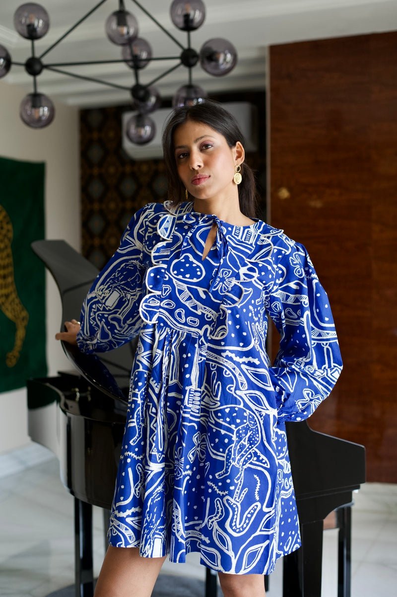 Daisy Dress in Tamarama Print - CiceroniDressesHappi Space