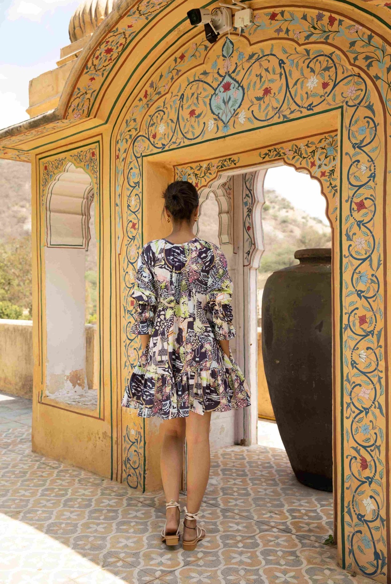 Daydream Dress in Fira Print - CiceroniDressesHappi Space