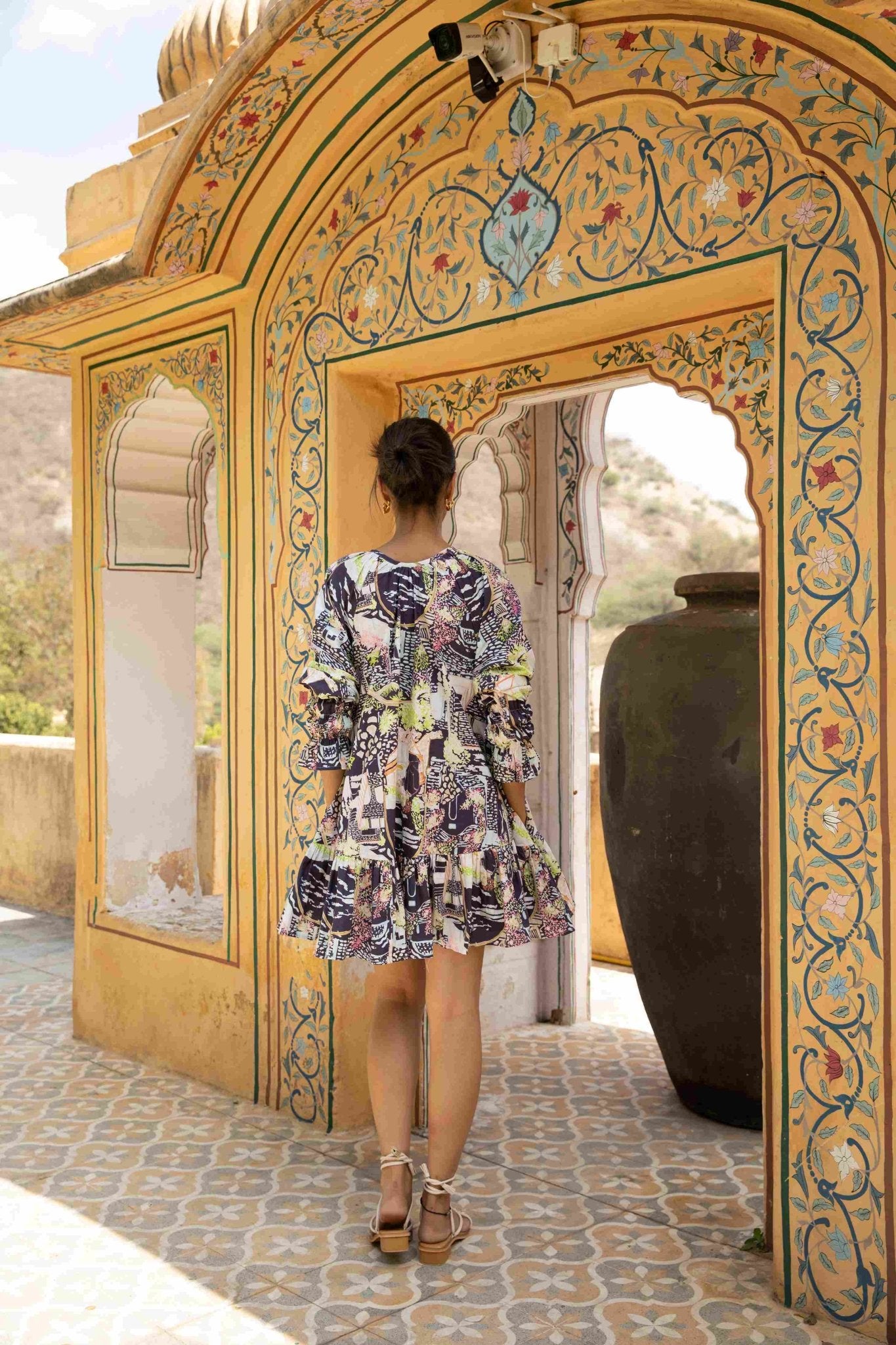 Daydream Dress in Fira Print - CiceroniDressesHappi Space