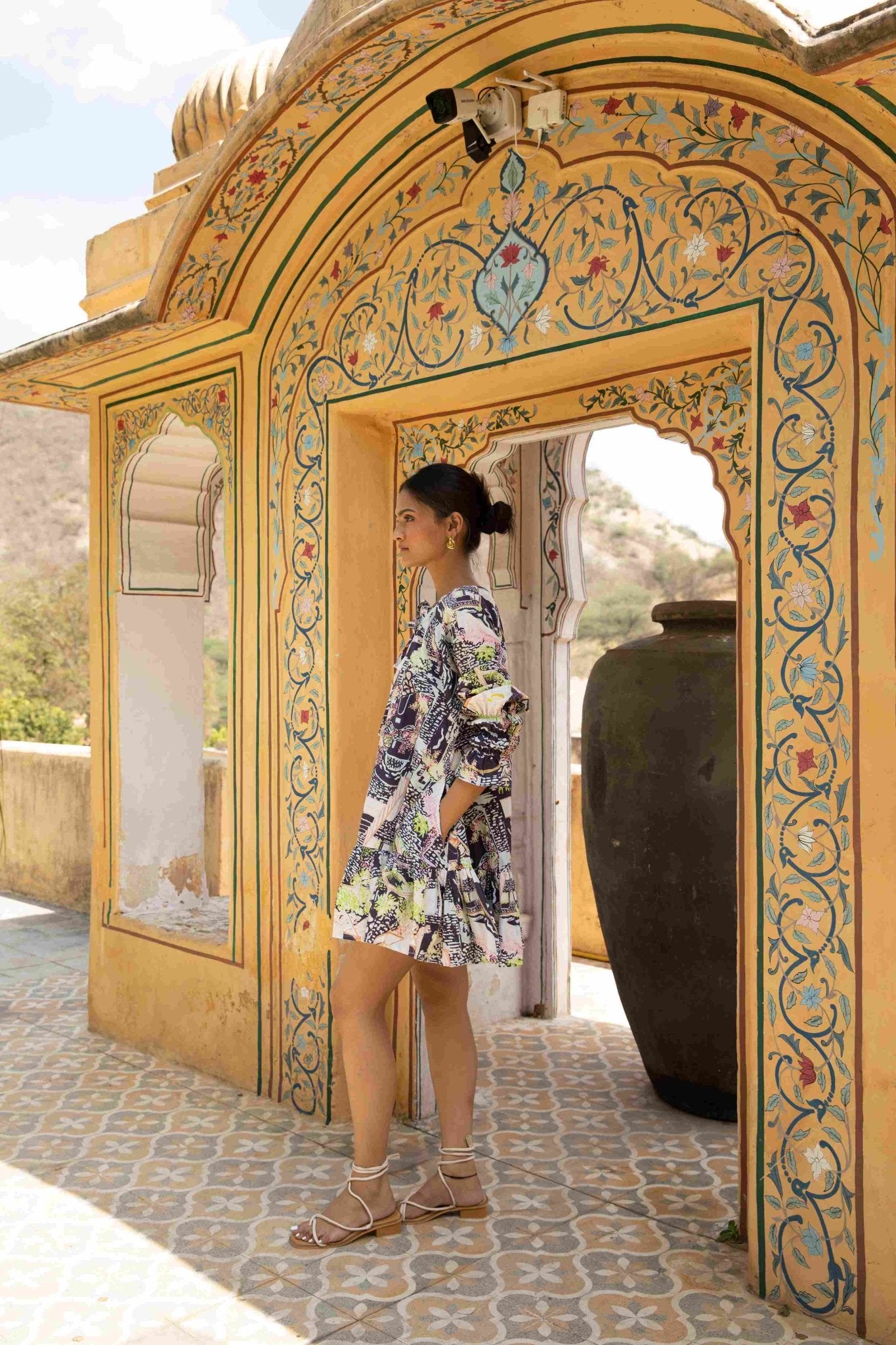 Daydream Dress in Fira Print - CiceroniDressesHappi Space