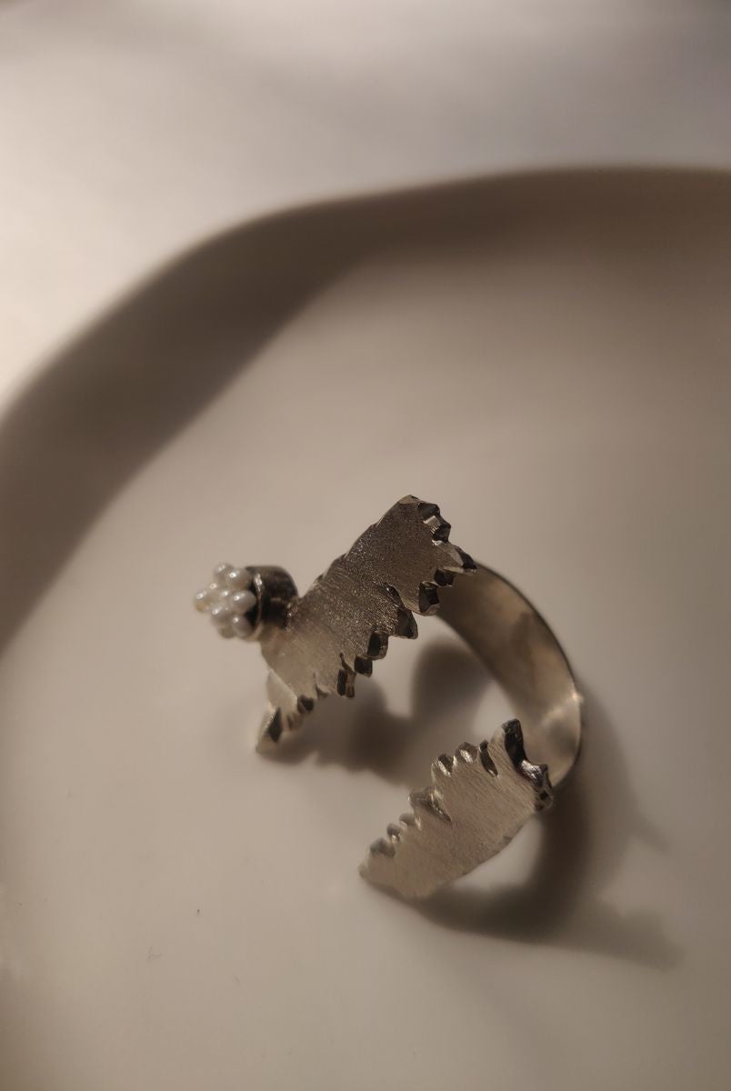 De-you-Silver Ring - CiceroniAarjavee