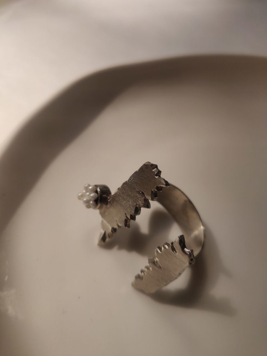 De-you-Silver Ring - CiceroniAarjavee