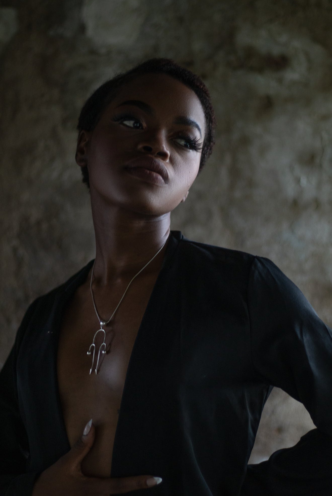 Deco Silver Chryser Chain - CiceroniBaka