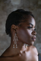Deco Silver Dancing Earring - CiceroniBaka