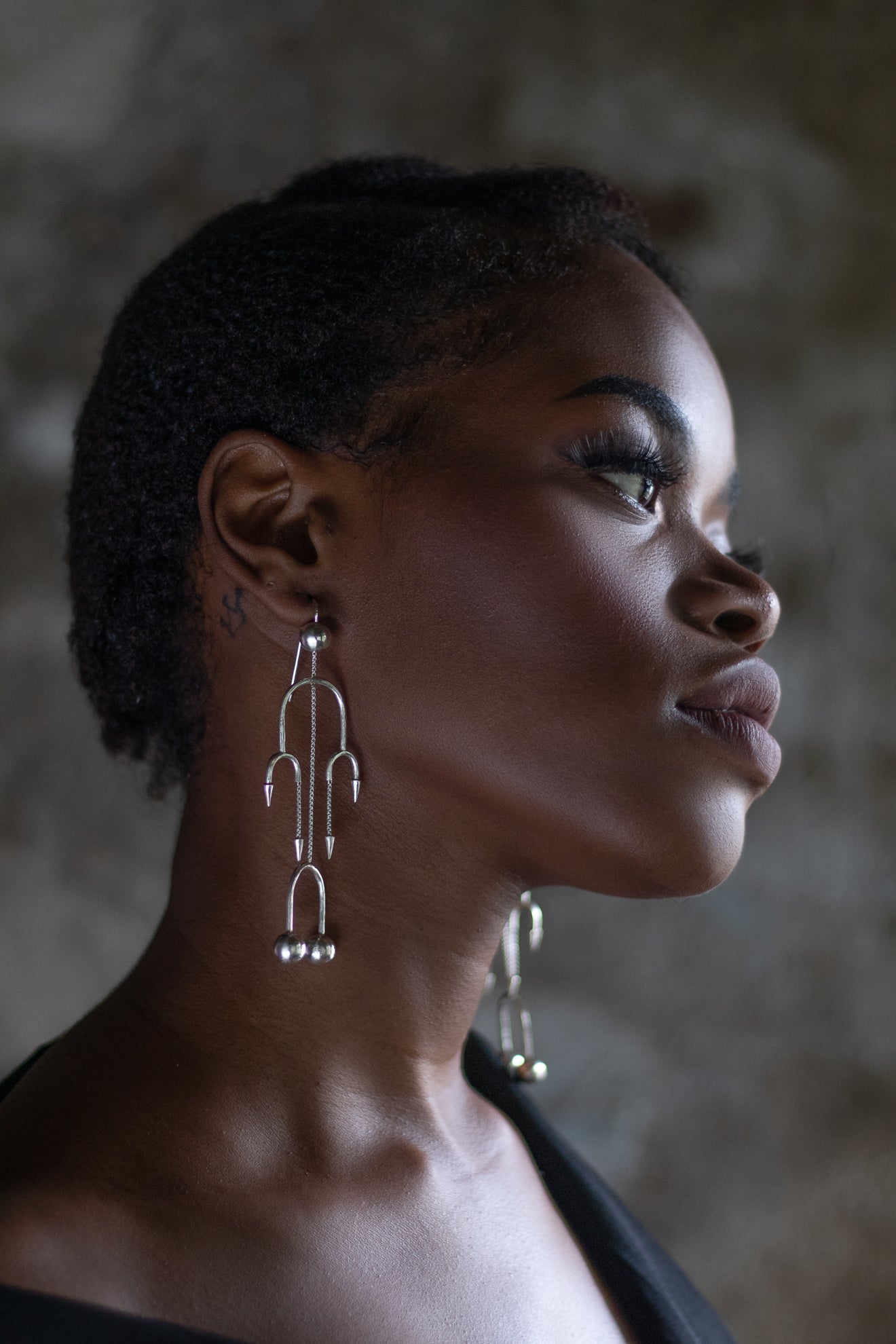 Deco Silver Dancing Earring - CiceroniBaka