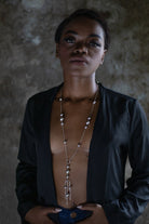 Deco Silver Trio Lariat - CiceroniBaka