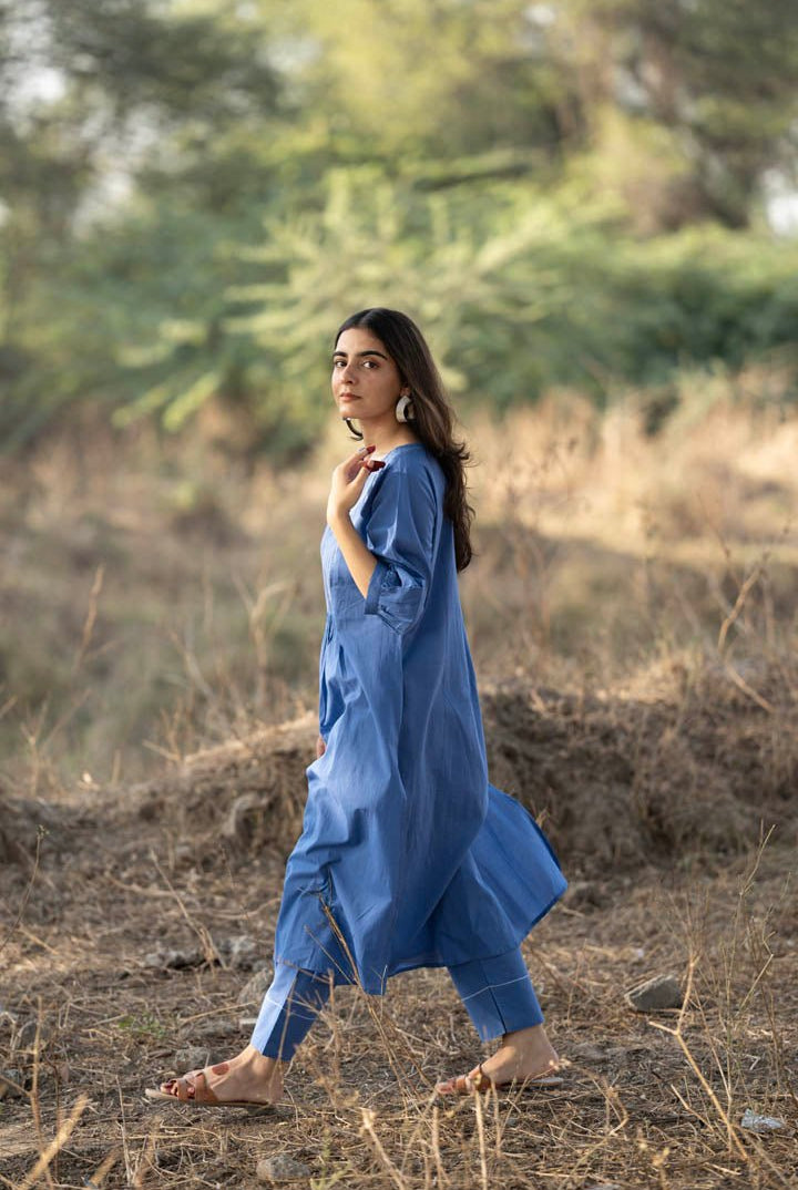 Deep Sky Kurta Set - CiceroniCo-ord SetMaidaan