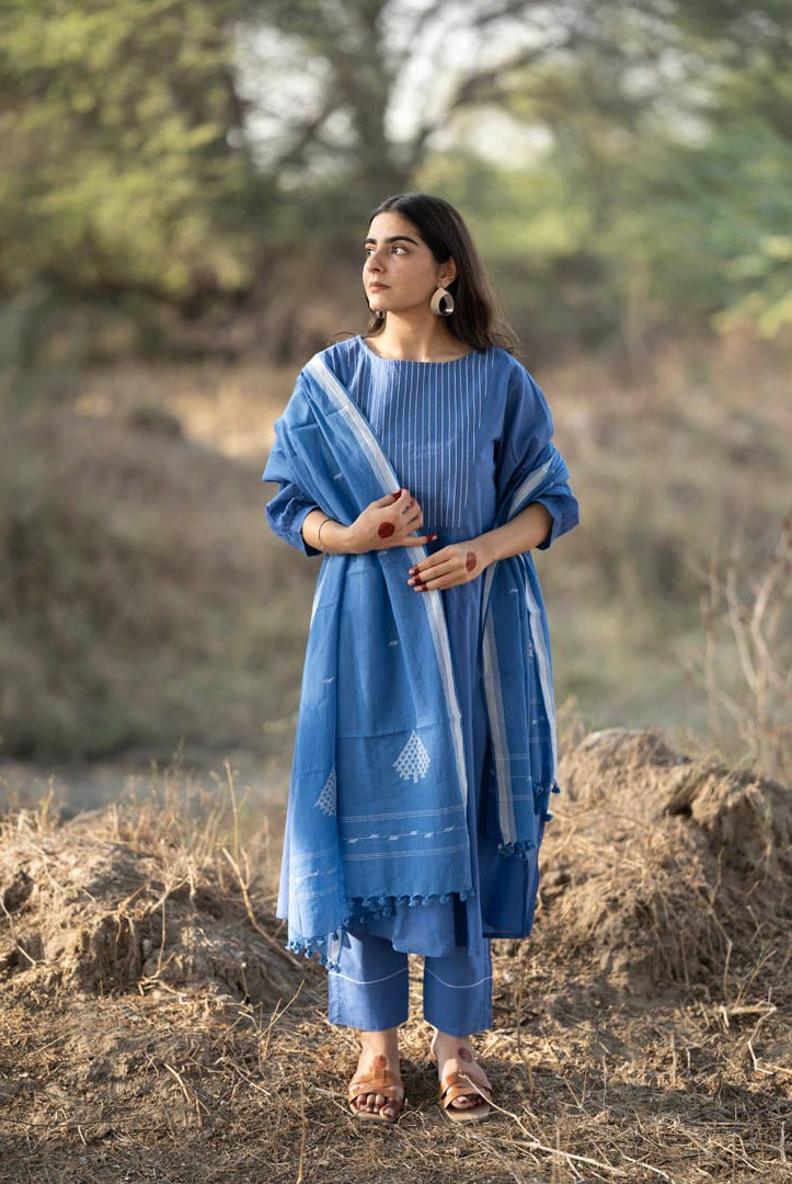 Deep Sky Kurta Set - CiceroniCo-ord SetMaidaan