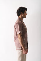 Deer's Delight - Mens Hand Embroidered Pure Linen Shirt - CiceroniShirtsCultura Studio