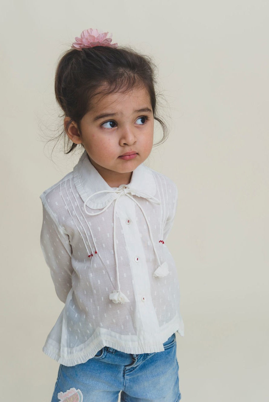 Dobby Cotton Blouse - CiceroniMr. Brat