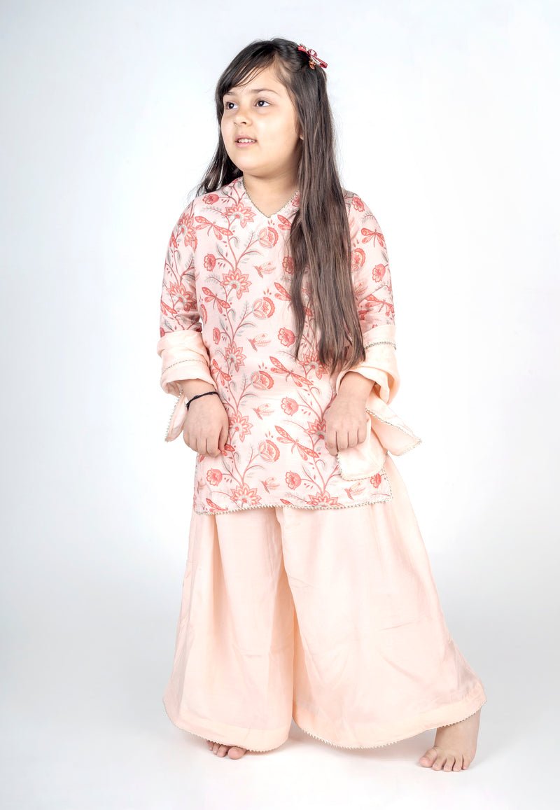 Dragon Fly Bel Jaal Kurta Sharara Set - CiceroniKurta Set, Festive wearMr. Brat