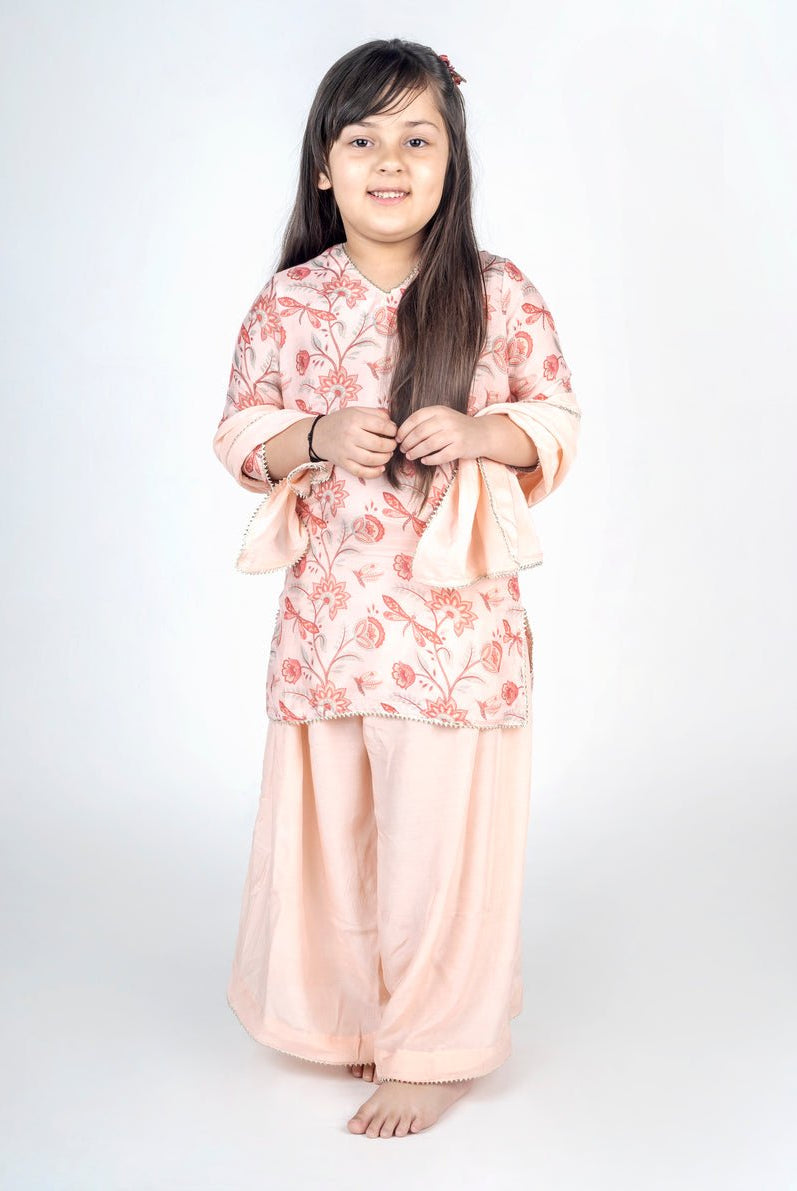 Dragon Fly Bel Jaal Kurta Sharara Set - CiceroniKurta Set, Festive wearMr. Brat