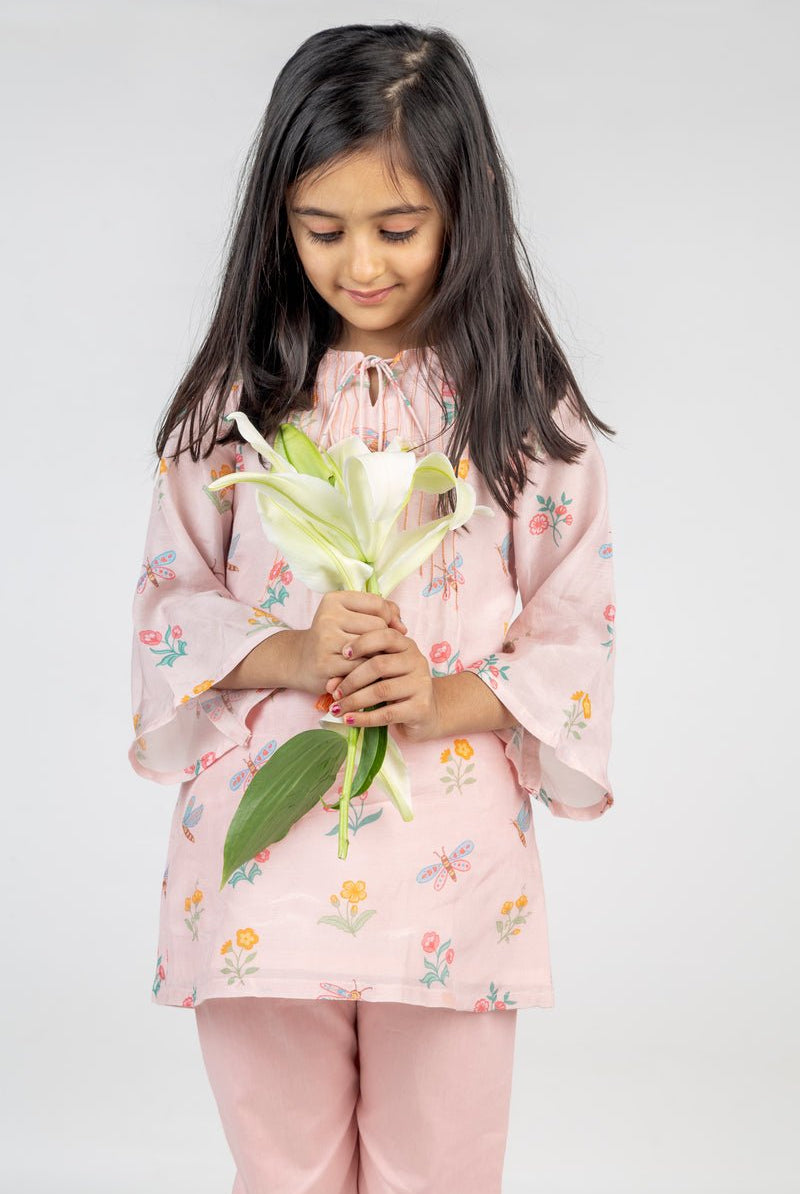 Dragon Fly & Floral Buta Kurta Set - CiceroniKurta Set, Festive wearMr. Brat