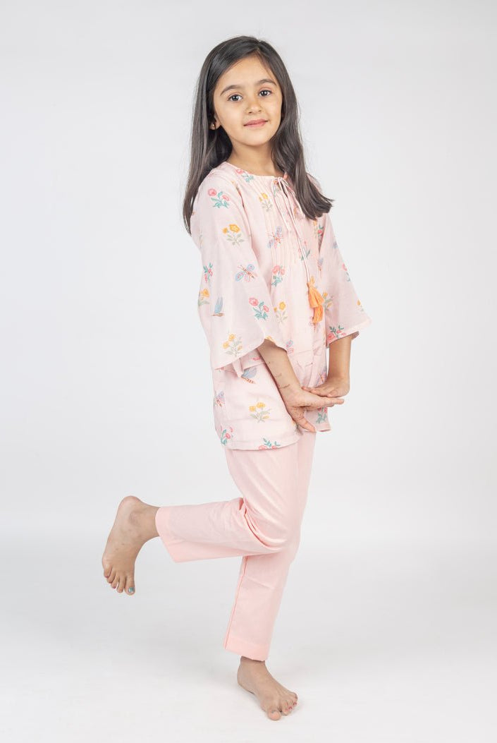 Dragon Fly & Floral Buta Kurta Set - CiceroniKurta Set, Festive wearMr. Brat
