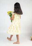 Dragon Fly & Flower Printed Tier Dress - CiceroniDressesMr. Brat