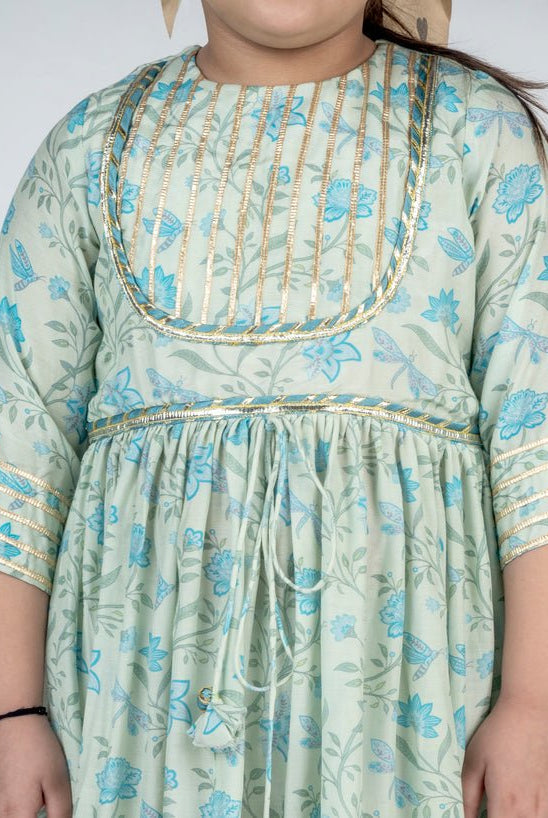 Dragon Fly Printed Muslin Lace Dress - CiceroniDressesMr. Brat