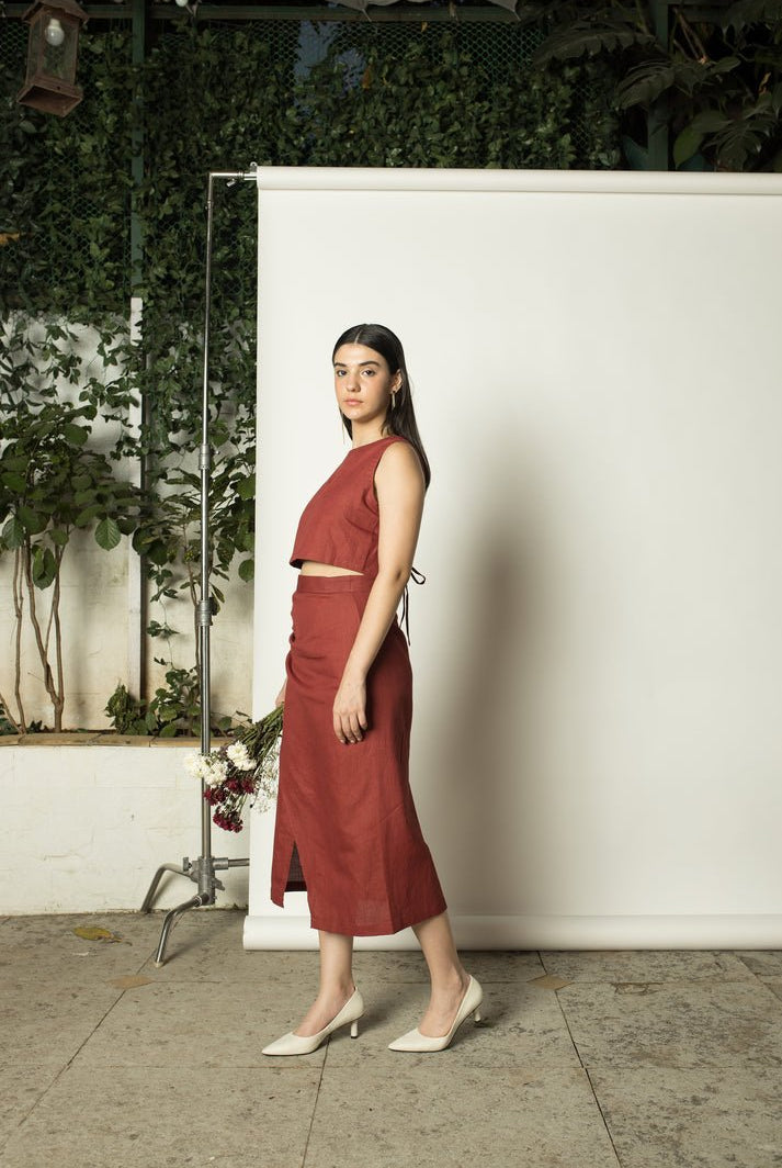 Draped Wrap-Around Skirt - CiceroniSkirtsAnushé Pirani