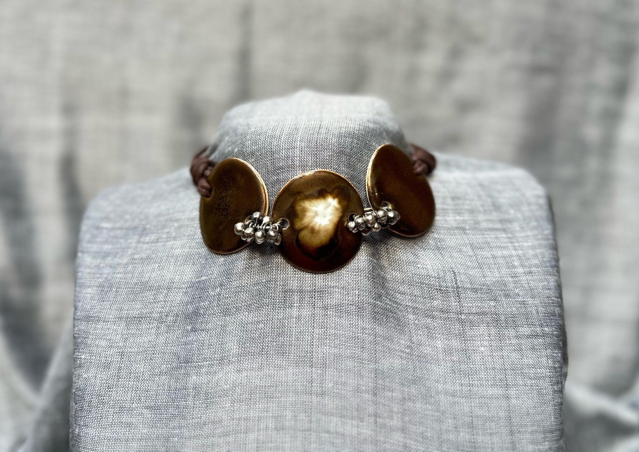 Earthy Glam | Handmade Choker - CiceroniChokerChaakmaati