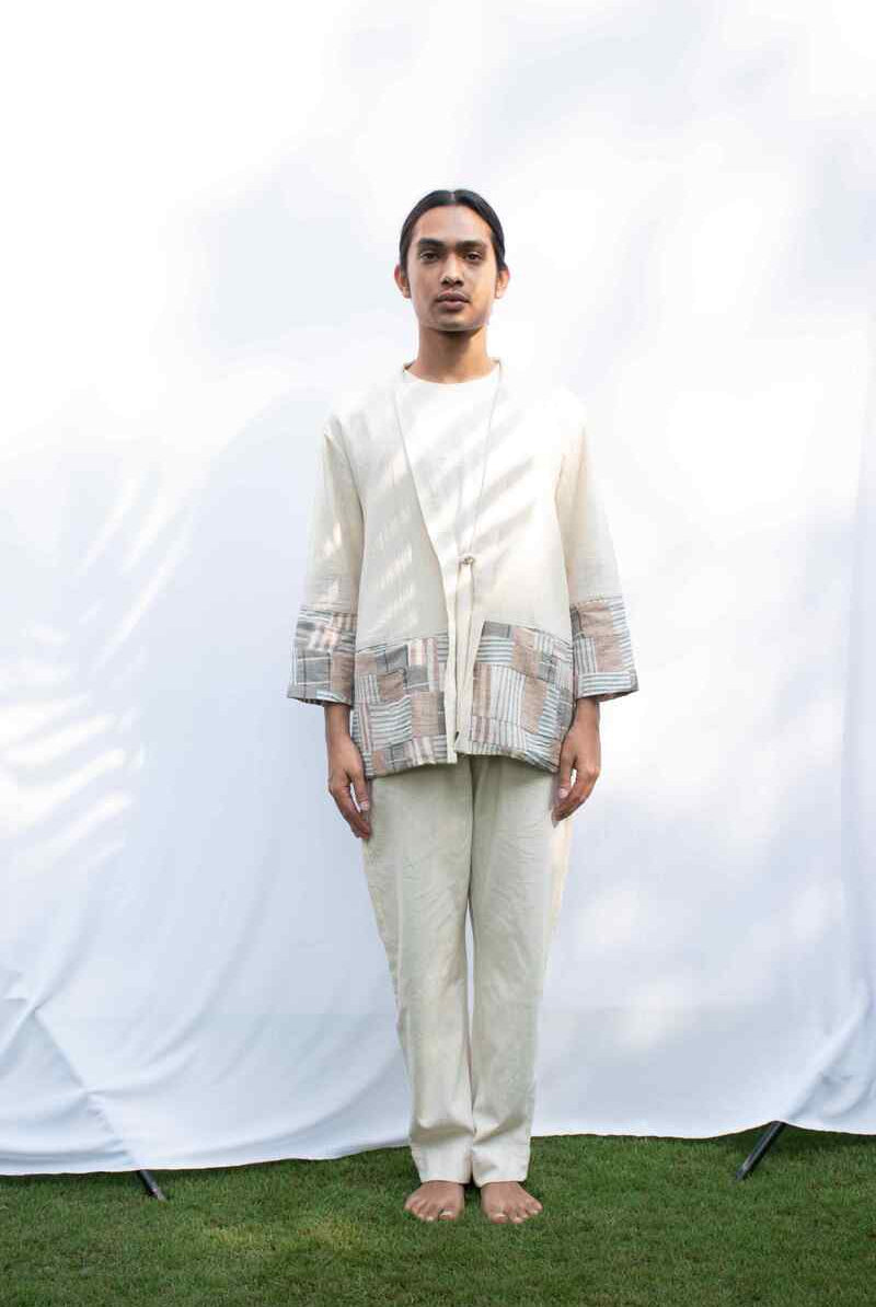 Ecru Kimono - CiceroniJacketstsaku