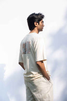 Ecru oversized t-shirt - CiceroniT-Shirttsaku