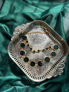 Eira Green Gold Plated Neckpiece - CiceroniNeckpieceAimra'a