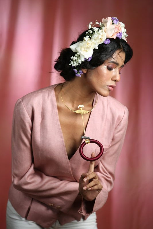 Elegance Link Necklace - CiceroniNeckpieceZaza by Somya