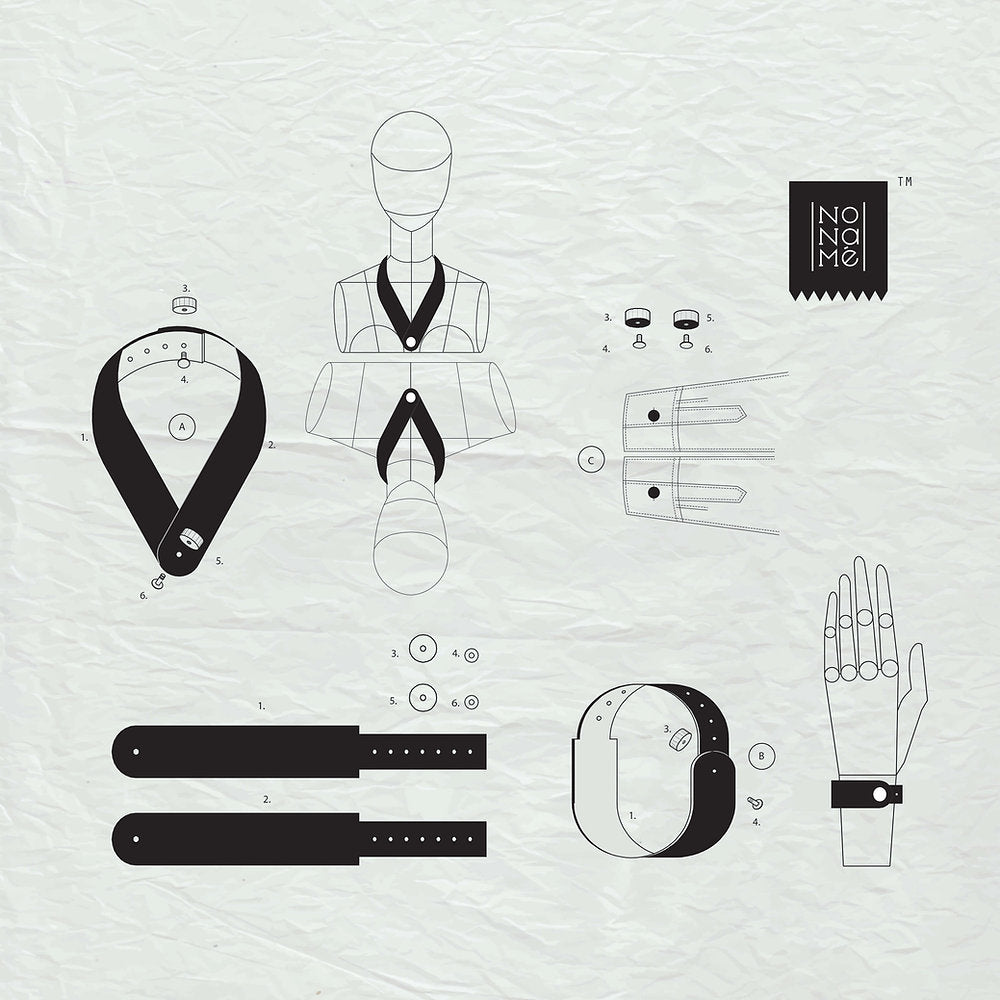 Element Handcuff cum Neckpiece - CiceroniNO.NA.MÈ