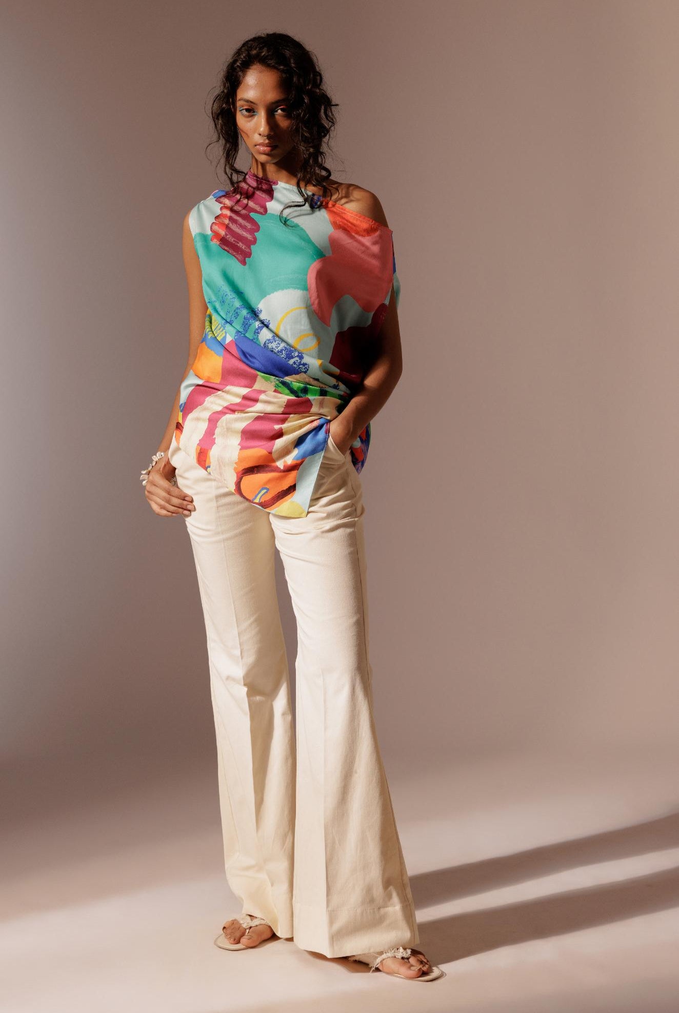 Elio Flared Trouser - CiceroniTrousersAdvait