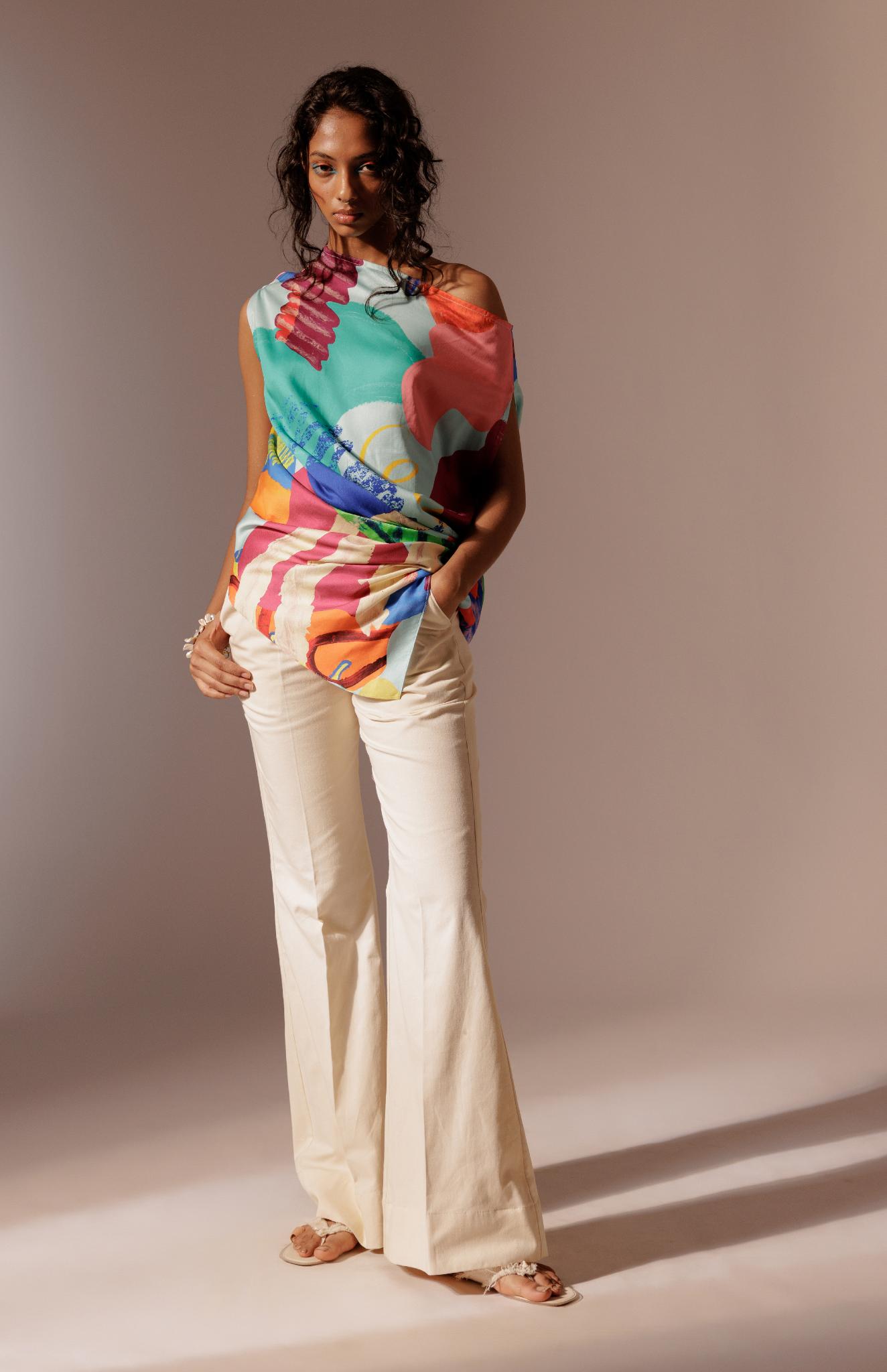 Elio Flared Trouser - CiceroniTrousersAdvait