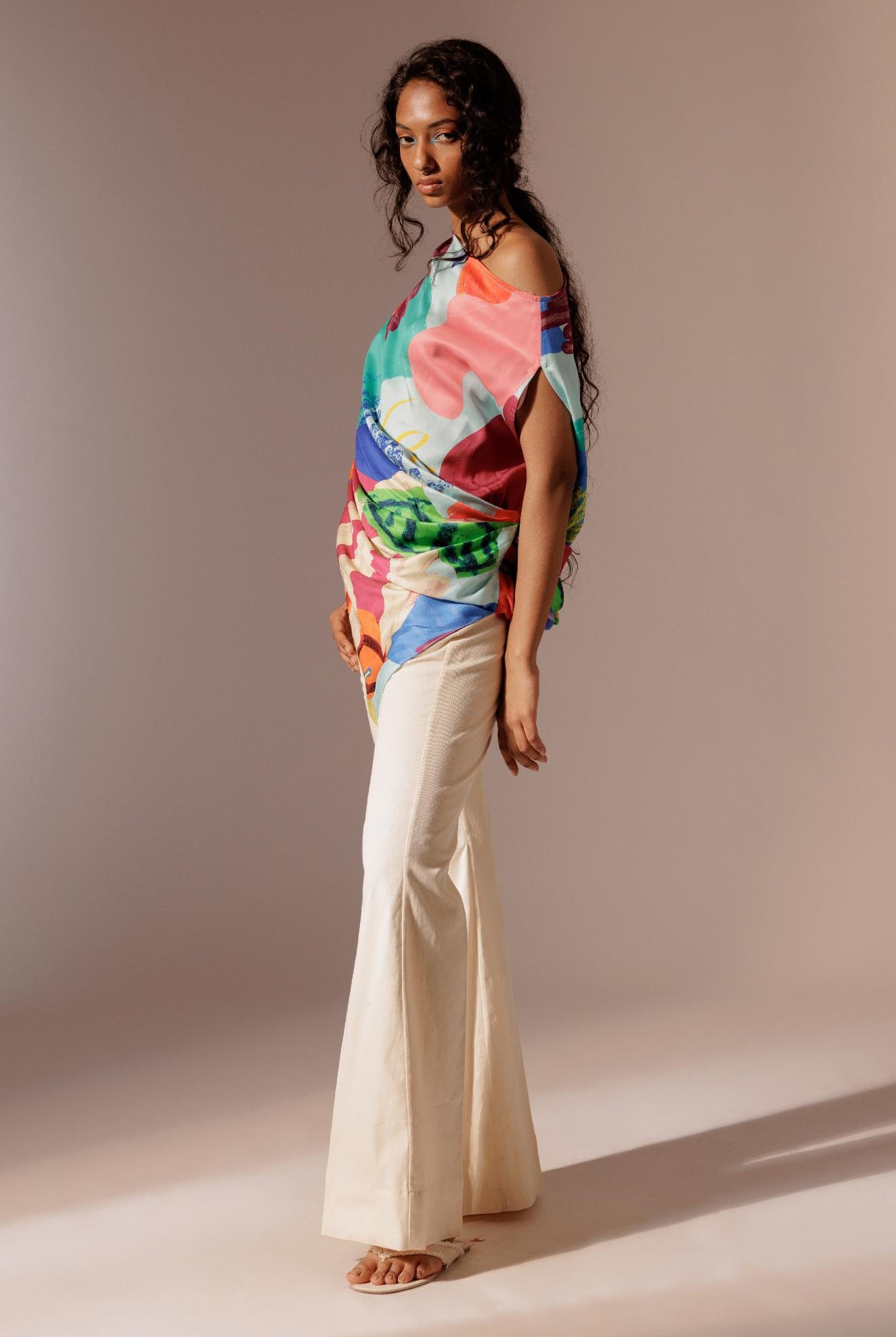 Elio Flared Trouser - CiceroniTrousersAdvait