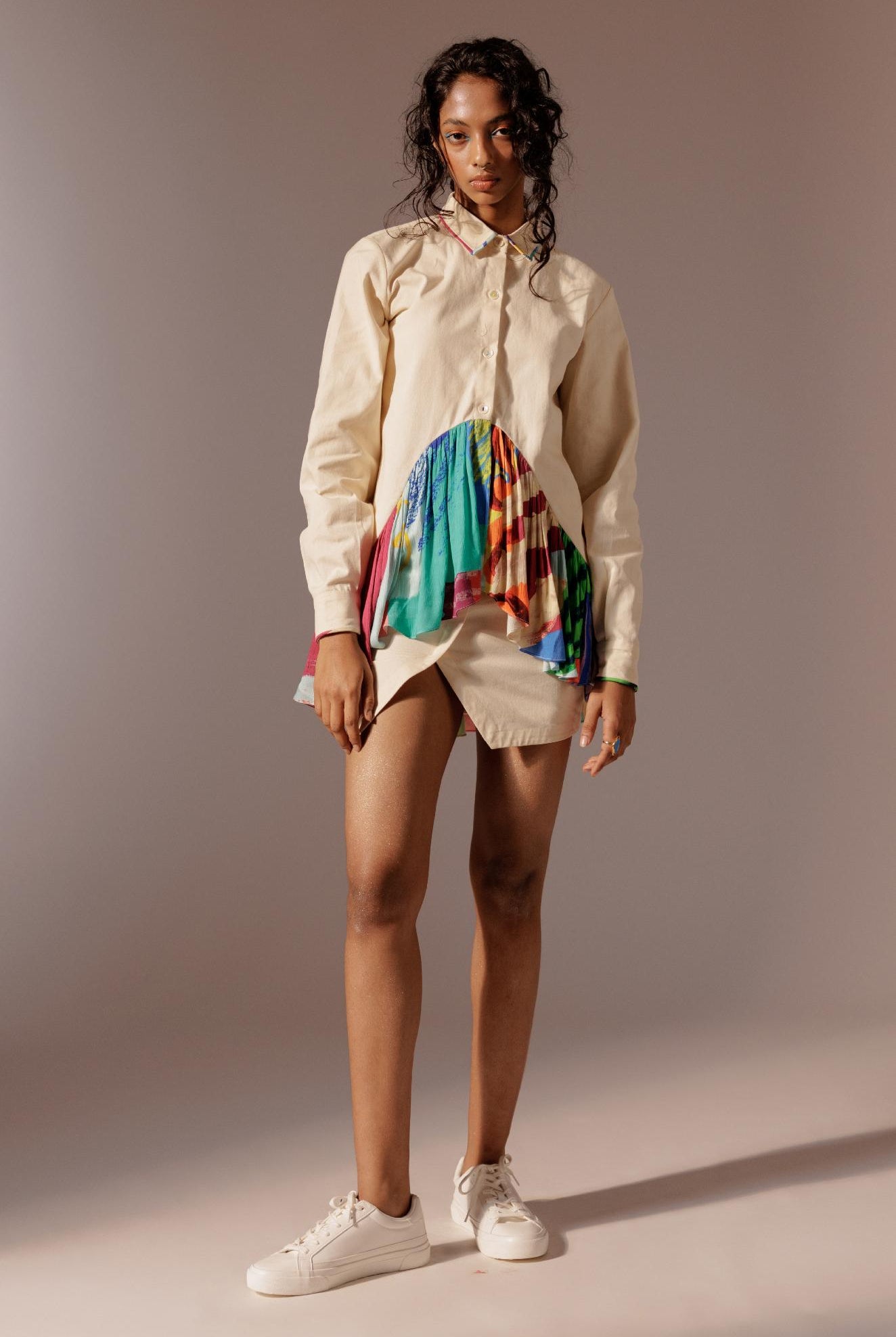 Elio Gathered Shirt - CiceroniShirtsAdvait