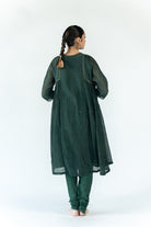Emerald Green Arsh Kurta Set - Ciceronikurta set, Festive wearNirjara