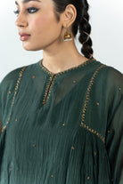 Emerald Green Arsh Kurta Set - Ciceronikurta set, Festive wearNirjara
