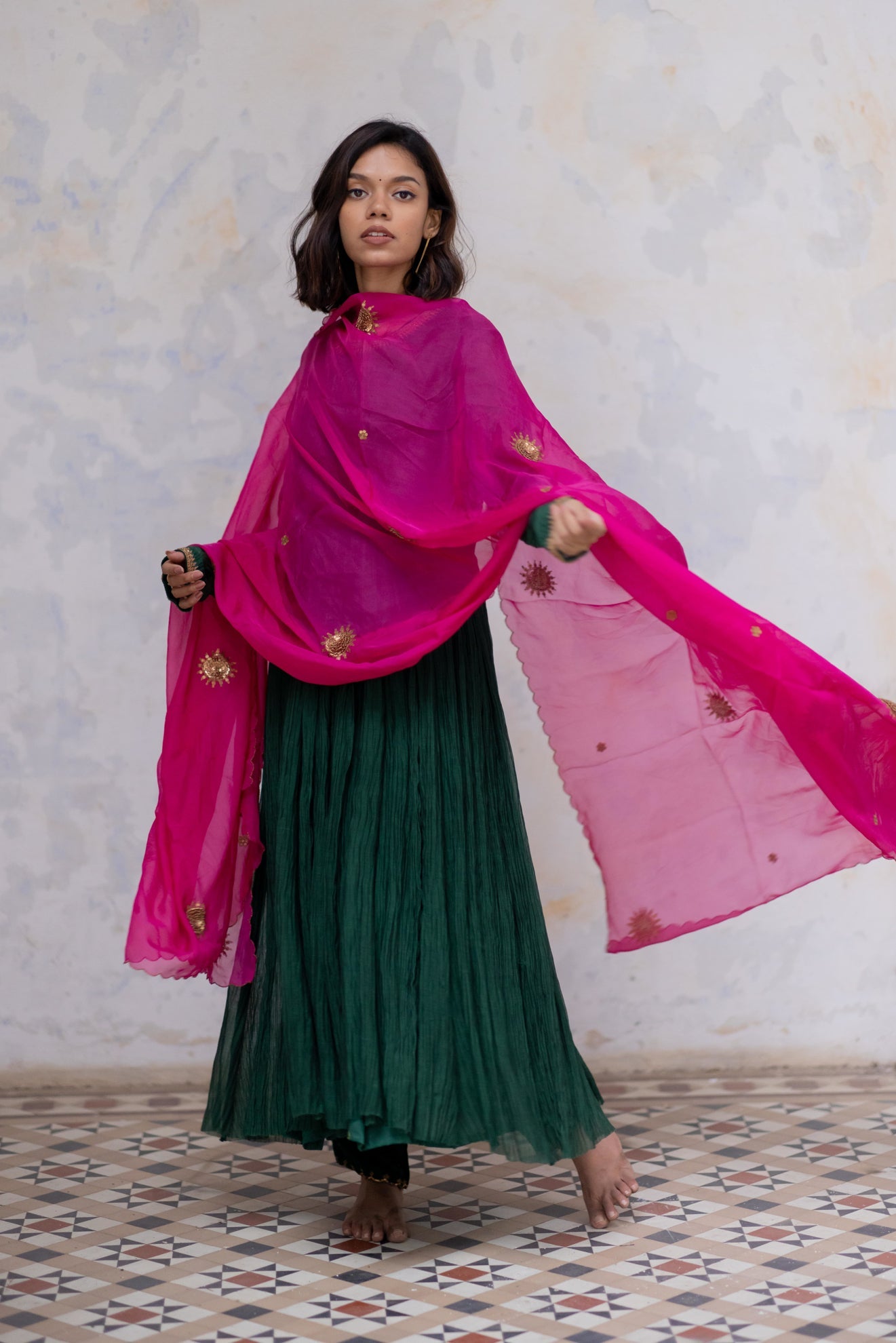 Emerald Sajida Jama (set of 2) - CiceroniNirjara