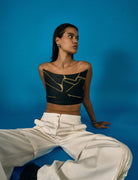 Eva Corset in Black - CiceroniCorsetEconock